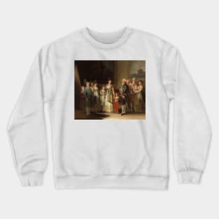 Charles IV of Spain and His Family - Francisco Goya Crewneck Sweatshirt